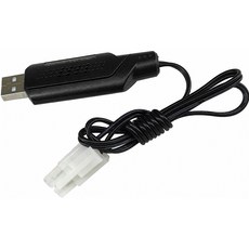 올칩 6.4V KET-2P USB충전기 RC카 로봇 장난감 배터리 케이블 과충전 방지, 1개, (KET-2P) 6.4v USB충전기