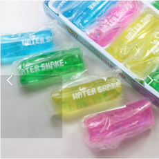 빤짝이 워터 스네이크 미끌링 미끌이 말랑이 촉감놀이 낱개-1개 랜덤발송, 1개