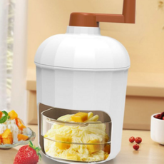 수동 빙수기 휴대용 스테인리스 눈꽃 가정용 빙수기 만들기 아이스크림 슬러시 제빙기 쉐이버 메이커