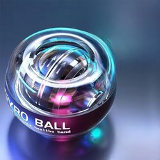 케이맘 자이로볼 손목 전완근 악력 강화 (스트랩 포함+led6색 불빛) F071, 단품