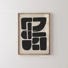 추상적인 허먼 밀러 디자인 포스터 음식 및 프린트 캔버스 페인팅 벽 예술 사진 홈 룸 장식, 15) 30X40cm Unframed  7