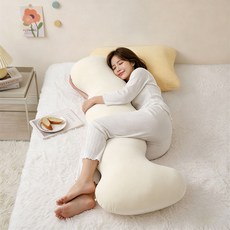 HANC 바디필로우 대형 인형 죽부인 쿠션 롱쿠션 긴베개, White