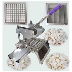 신영산업-야채절단기 깍두기(대) SY2030 무깍뚝썰기 무우 양파 버섯 사각썰기 업소용, 사각칼뭉치 30mm사각