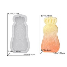 꽃 모양 계란 양초 실리콘 몰드 부활절 계란 모양 몰드 아로마테라피 양초 석고 레진 비누 몰드 부활절 홈, 07 J-5420, 1개