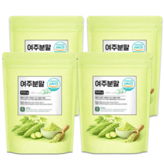 국산 여주 분말 식약청인증 100% 국내산 여주가루 여주차, 4개, 500g