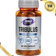 나우푸드 스포츠 트리뷸러스 500mg 100 베지 캡슐 식물성 비건 글루텐프리 사포닌, 100정