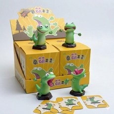 호퍼스 톰 굿즈 피규어 리자드 뱀장난감 스프링핸드, 랜덤 박스 2박스