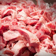 [풀로미트] 한돈 1등급 냉장 뒷다리살 찌개용 400g x 2팩, 2개