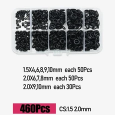 3230p O-링 니트릴 고무 Oring NBR 씰 가스켓 Oring CS 1/1.5/2.0/2.4/3.1/4.0mm 자동차 자동차 차량 수리, 13 O-ring  460pcs