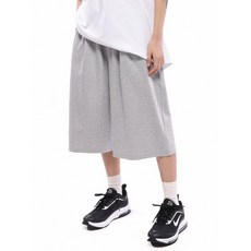ANOTHER ARCHIVE 메가 버뮤다 원턱 와이드 쇼츠_그레이 172737