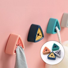 무타공 공중부양 행주 걸레 수건 수세미 소품 걸이 꽂이, 그린