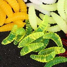 송어웜 구더기 야광 50P 바다루어미끼 루어낚시미끼