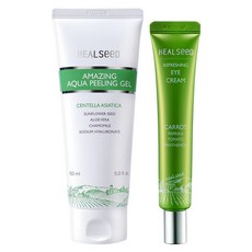 얼굴각질제거 수분보습 필링젤 +눈가보습 아이크림 2종 세트 힐시드, 필링젤 +아이크림1개 세트, 1개, 150ml