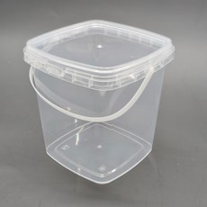 밀폐 손잡이 투명 용기 1L