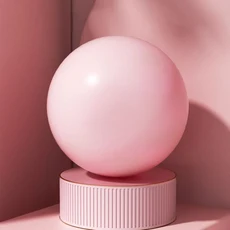 요가 필라테스 보수 미니 코어 하프 짐볼 홈짐 홈트레이닝 운동 기구, 핑크