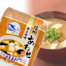 제이케이푸드 코우 신슈 아와세 미소된장 1kg 장국 찌개 된장국 일본 정통 맛된장 가다랑어, 1개