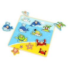 토도리브로 원목 바다 꼭지퍼즐, 1개