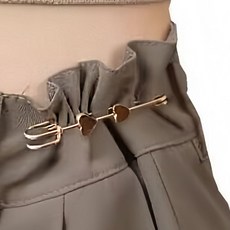 (주)미래로이엔씨 바지 허리 수선 골드 교회 밀크 생산 실버 조절 바지밑단 바지수선 바지허리 옷수선 패션옷핀, 하트실버