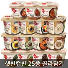 한끼해결 햇반 컵반 골라담기, 09.프리미엄 철판김치덮밥, 1개, 254g