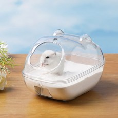 슈슈펫 소동물 햄스터 목욕통 은신처 하우스, 1개, 마우스형