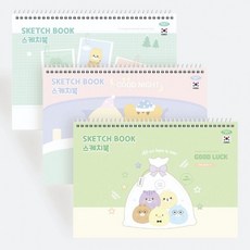 2000 초등 스케치북 공용 (4권), 1개, 상세페이지 참조