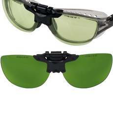 오토스 산업용 도수보안경 장착 보호안경 차광 클립형 커버렌즈 C-7I0IIB, 2도, 1개