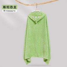 Penfy 嬰兒連帽浴巾浴袍 加厚, 1個, 加厚款斗篷-斯坦萌龍:80*120cm