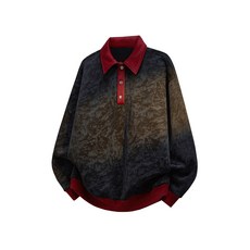 美式撞色拼接衛衣男款春季潮牌休閒長袖上衣