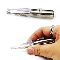 LED 핀셋 족집게 47821pc 1(PC), 1개