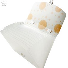 리치점빵 버클형 인덱스 파일백 3p세트(레몬) 도큐먼트 손잡이