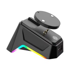 로지텍 지슈스 지슈라2 덱스 미니 레이저 마우스 호환 g pro x2c 무선 충전독 거치대, 블랙, RGB Light effect 블랙, RGB Light effect