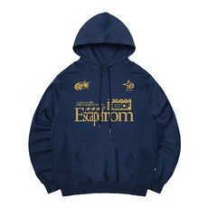 [이스케이프프롬] ESCF 스포츠 프린트 후드티 딥블루