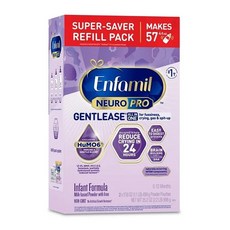 엔파밀 분유 뉴로 프로 Gentlease 베이비 포뮬라 499g 2개입 1팩 Enfamil NeuroPro Gentlease Baby Formula, 1개