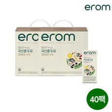 이롬 황성주 박사의 국산콩 두유 검은콩과 17곡, 190ml, 40개