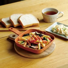 CB JAPAN copan 系列 IH爐輕量陶瓷漆不沾圓型&方型烤盤 (4款任選), 1個, 圓形,彩陶粉