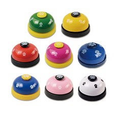 팝펫 두뇌훈련 강아지벨 강아지종 강아지초인종 강아지훈련벨 간식벨, 그린+옐로우, 1개