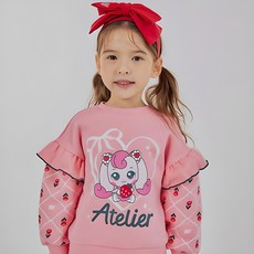 Lili Clair 女童用 酸甜活潑 CATCH! TEENIEPING Riri Atelier 內刷毛大學T