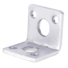 베스트공구야 앵글 화스너 30x30x3T / 꺽쇠 브라켓 L형 피팅 아연도금, 1개