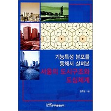 서울의 도시구조와 도심체계 : 기능특성 분포를 통해서 살펴본, 한국학술정보, 김주일 저