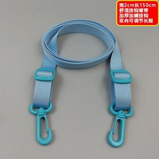 兒童水杯背帶 保溫瓶背帶 水壺背帶 - 滿版圖案韓系水杯帶 兒童水壺水杯背帶繩 掛繩保溫杯掛鈎杯子 杯套帶子替換帶, 1個, 淺藍 寬2長150cm