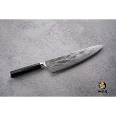 和欣行 麒麟 AY70 71層積層鋼 牛刀 230mm (附絨布刀套), 1個