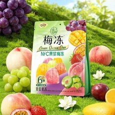 중국과자 류류메이 메이동 곤약젤리 / 6가지 과일맛 / 저지방 건강 간식, 1개, 400g