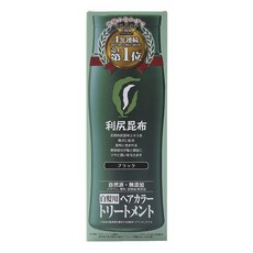 Sastty 利尻昆布 白髮用修護染髮劑, 黑色, 1瓶