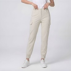 럭스골프 여성용 스윙 밴딩 카고 조거 팬츠 MS4MWB711