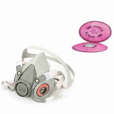 마스크 방진세트 6200+2097K 공업용마스크, 1개