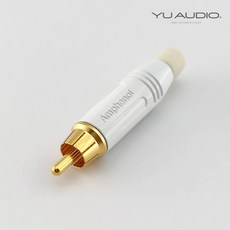 Amphenol 安費諾 鍍金 RCA 插頭, 1個, 單顆, 單顆