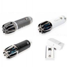 소형 미세먼지 차량 공기청정기 자동차공기청정기 12V 시거잭 선물용, 듀얼USB 메탈코퍼