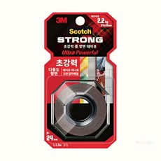 초강력 다용도 폼 양면테이프 UP213 1롤 24mmx1.(1개입) 라벨고정테이프