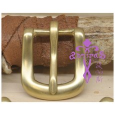 安提帕斯手工皮革 銅製2018馬蹄型皮帶頭(黃銅色), 1個