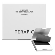 테라픽 파우더 오일 컨트롤 페이퍼, 1개, 100매입